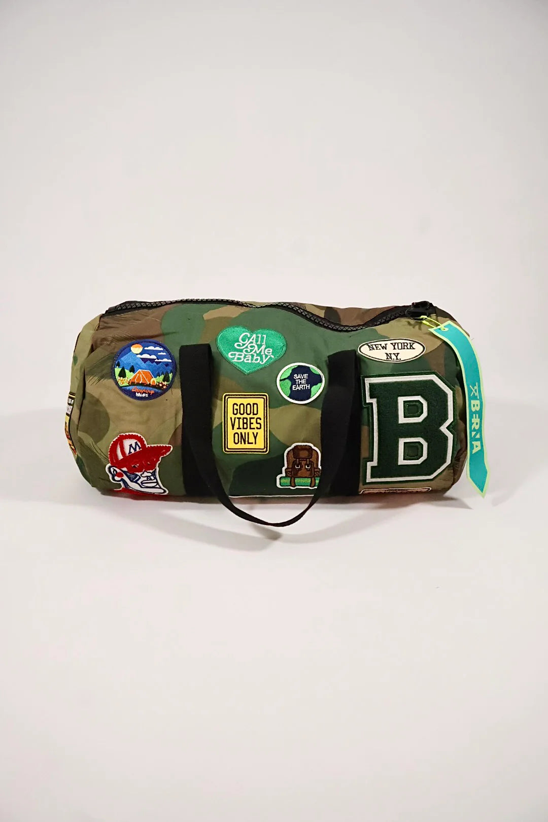 BERNA Borsone Camou Patch