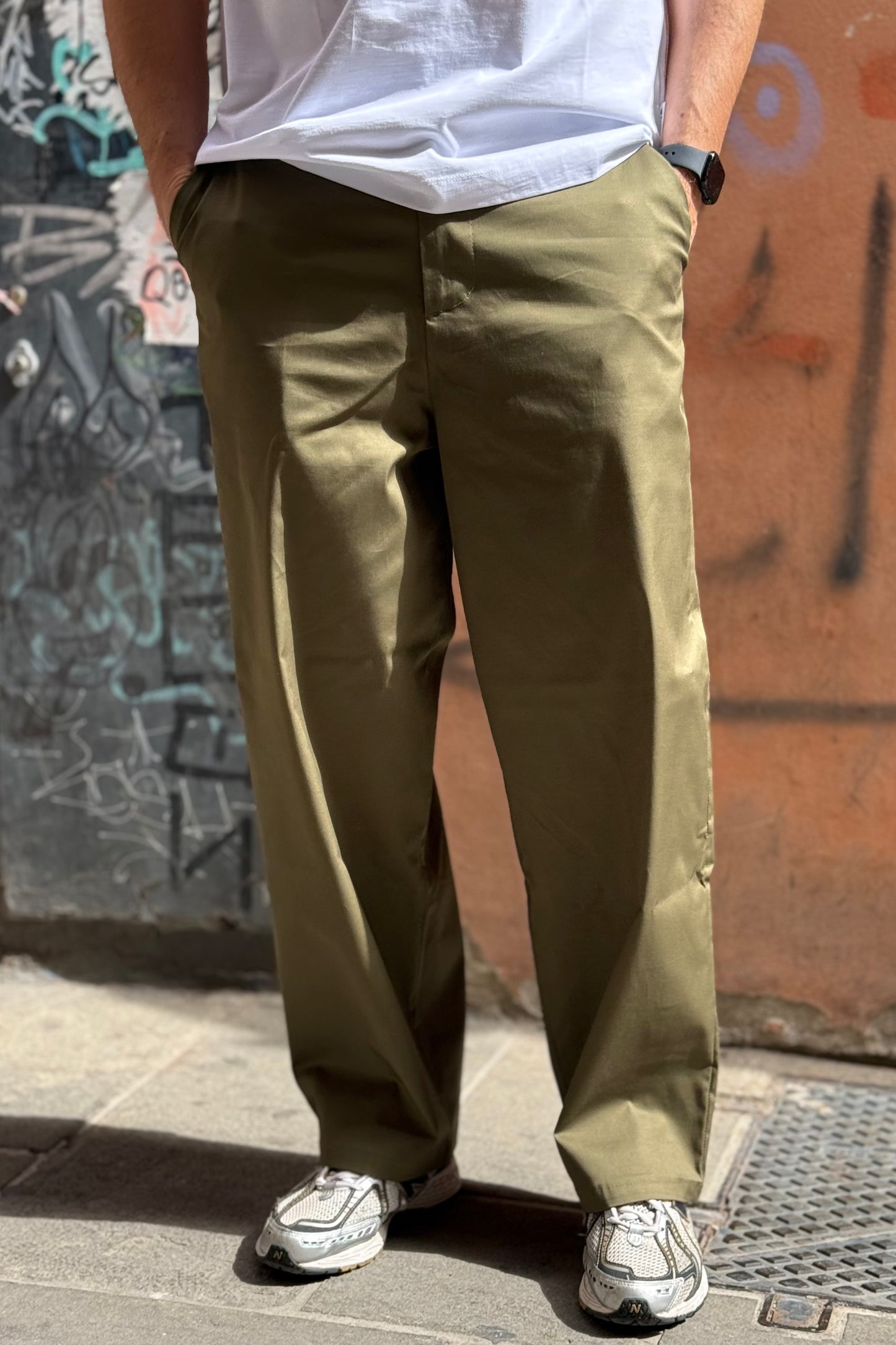 IMPERIAL Pantalone Regular-Fit Verde