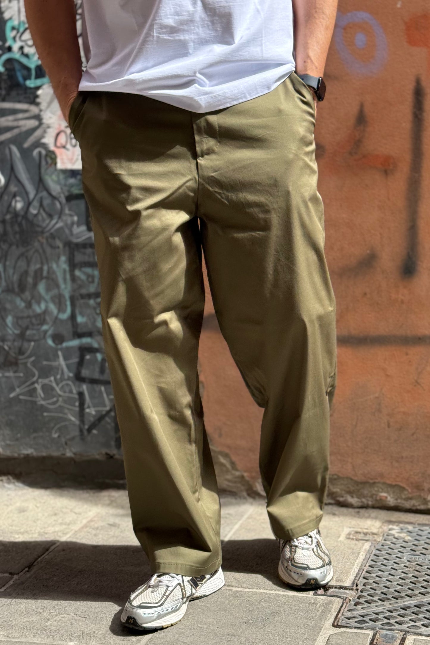 IMPERIAL Pantalone Regular-Fit Verde