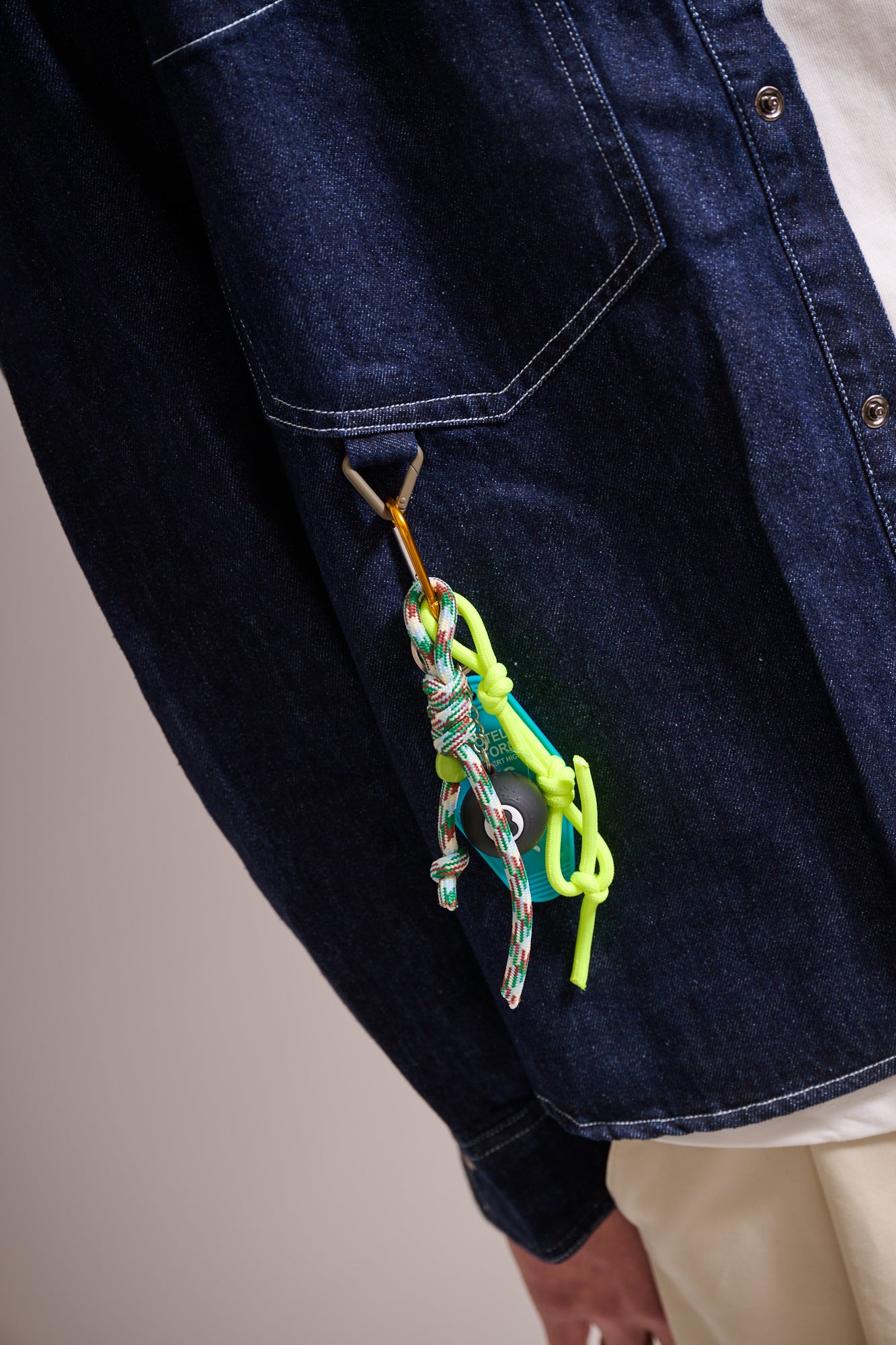 BERNA Giacca Denim Patch Boxy