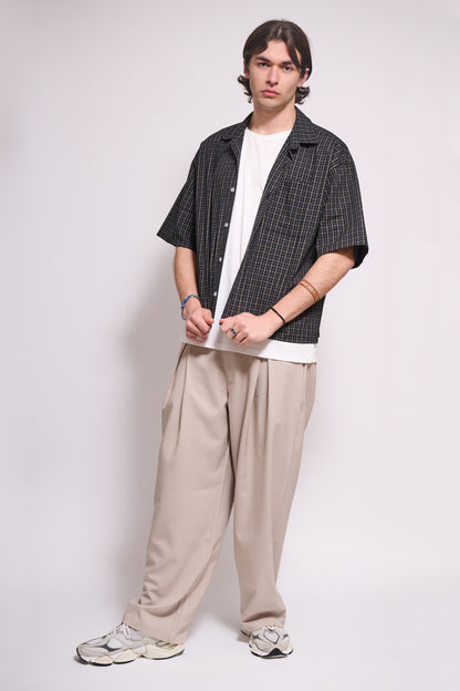 BRAIN Camicia Scacchi Boxy Fit