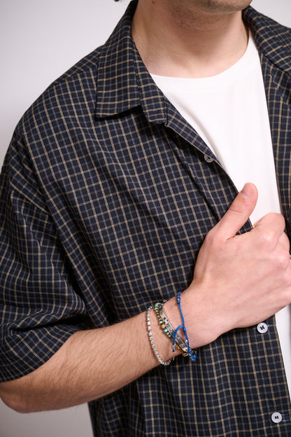 BRAIN Camicia Scacchi Boxy Fit
