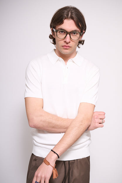 BRAIN Polo Basic Slim M/M Bianca