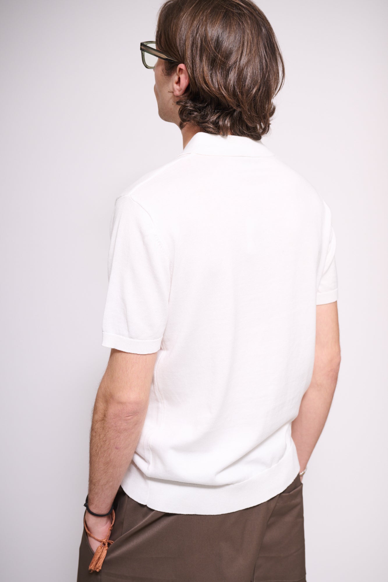 BRAIN Polo Basic Slim M/M Bianca