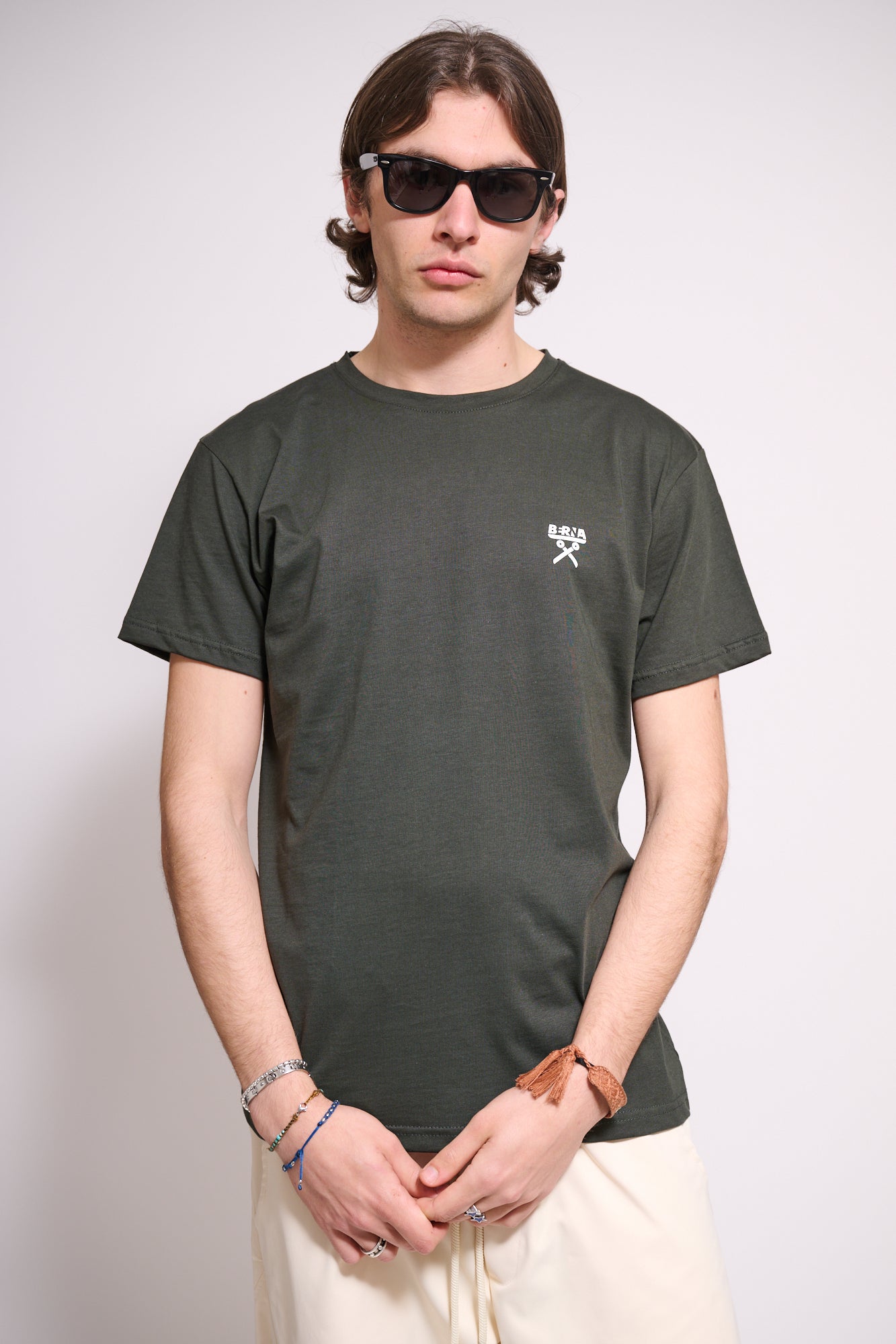 BERNA T-shirt Logo Verde