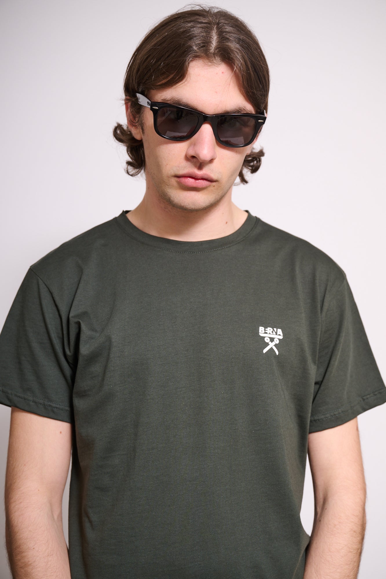 BERNA T-shirt Logo Verde