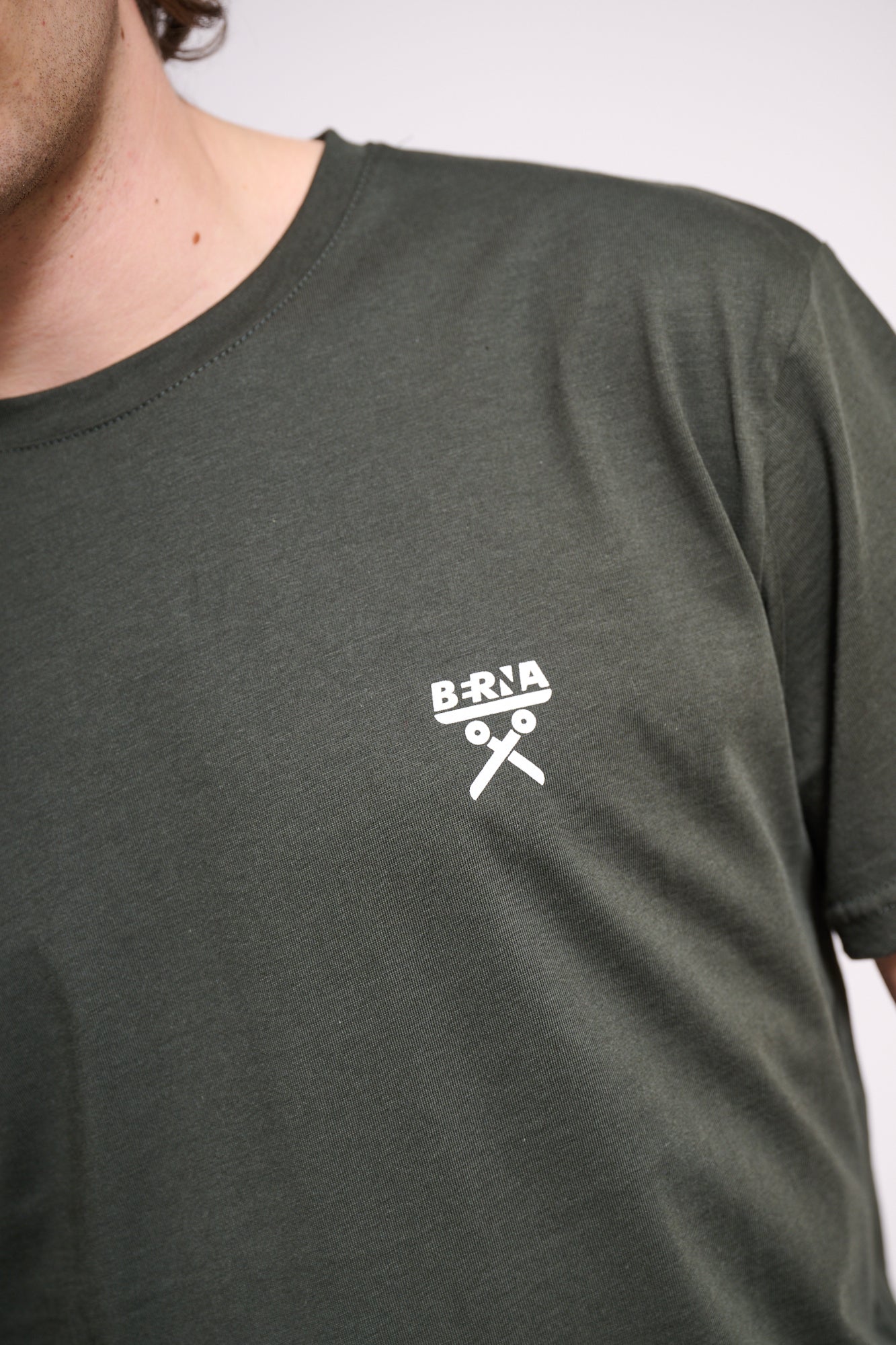 BERNA T-shirt Logo Verde