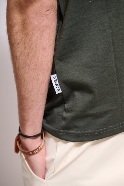BERNA T-shirt Logo Verde