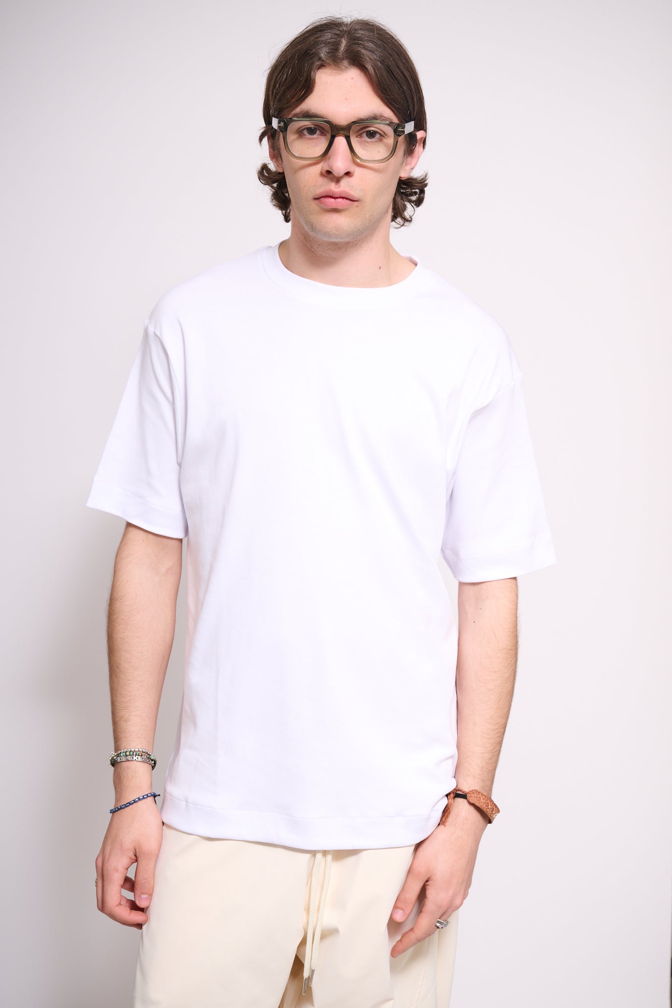 BERNA T-Shirt Interlock Bianca