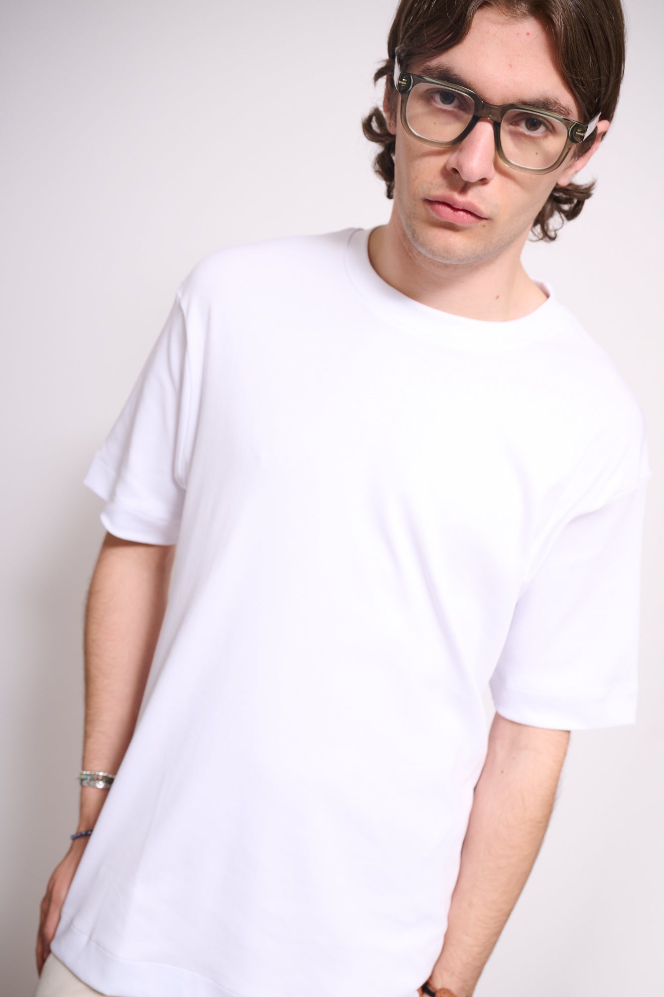 BERNA T-Shirt Interlock Bianca