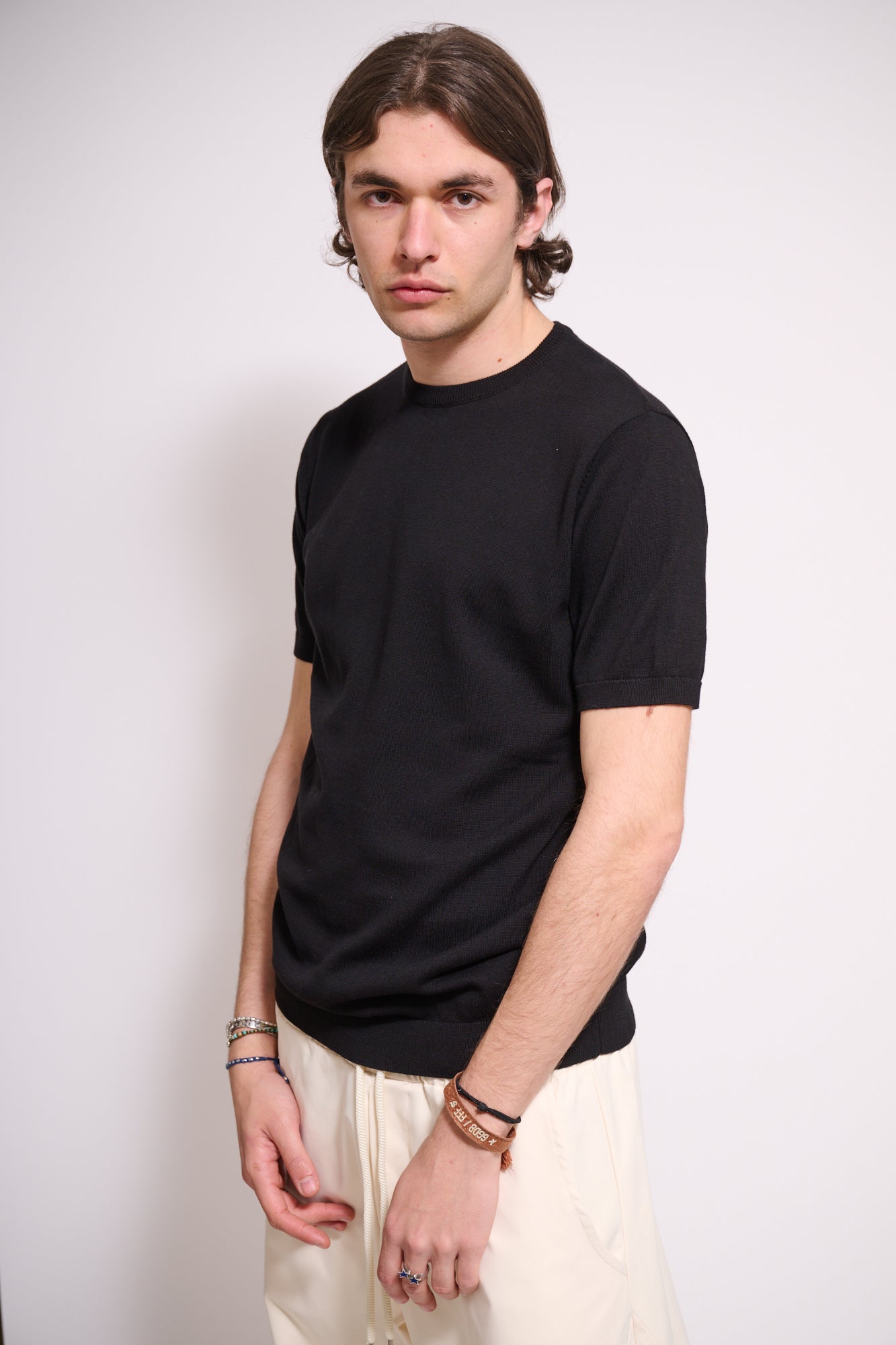 BRAIN T-Shirt In Maglia Nera
