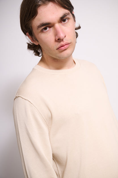 BRAIN Maglioncino In Cotone Beige