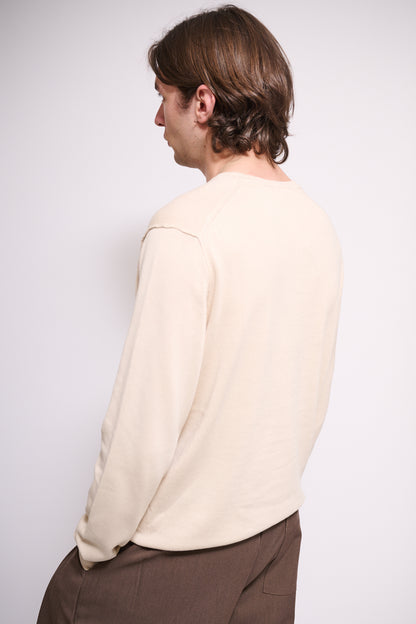 BRAIN Maglioncino In Cotone Beige
