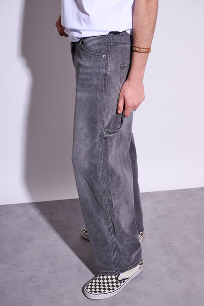 BRAIN Jeans DC-10 Work Baggy Fit Grey Wash