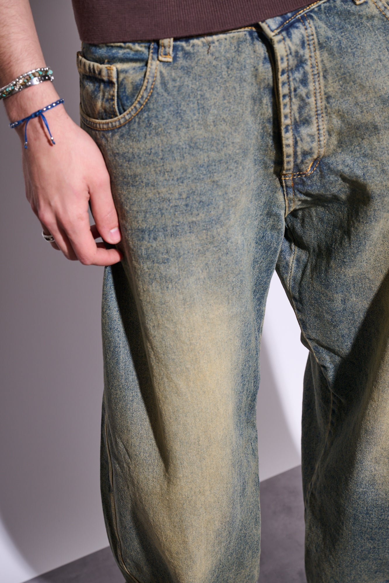 BRAIN Jeans Pikes Ballon Fit Tea Wash