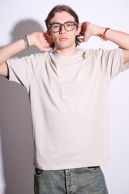 BRAIN T-Shirt Over Grigio Chiaro
