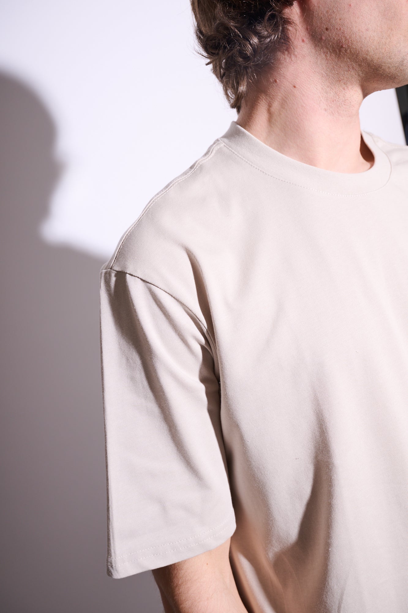 BRAIN T-Shirt Over Grigio Chiaro