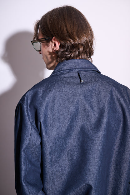 BRAIN Giacca Raw Denim Zip