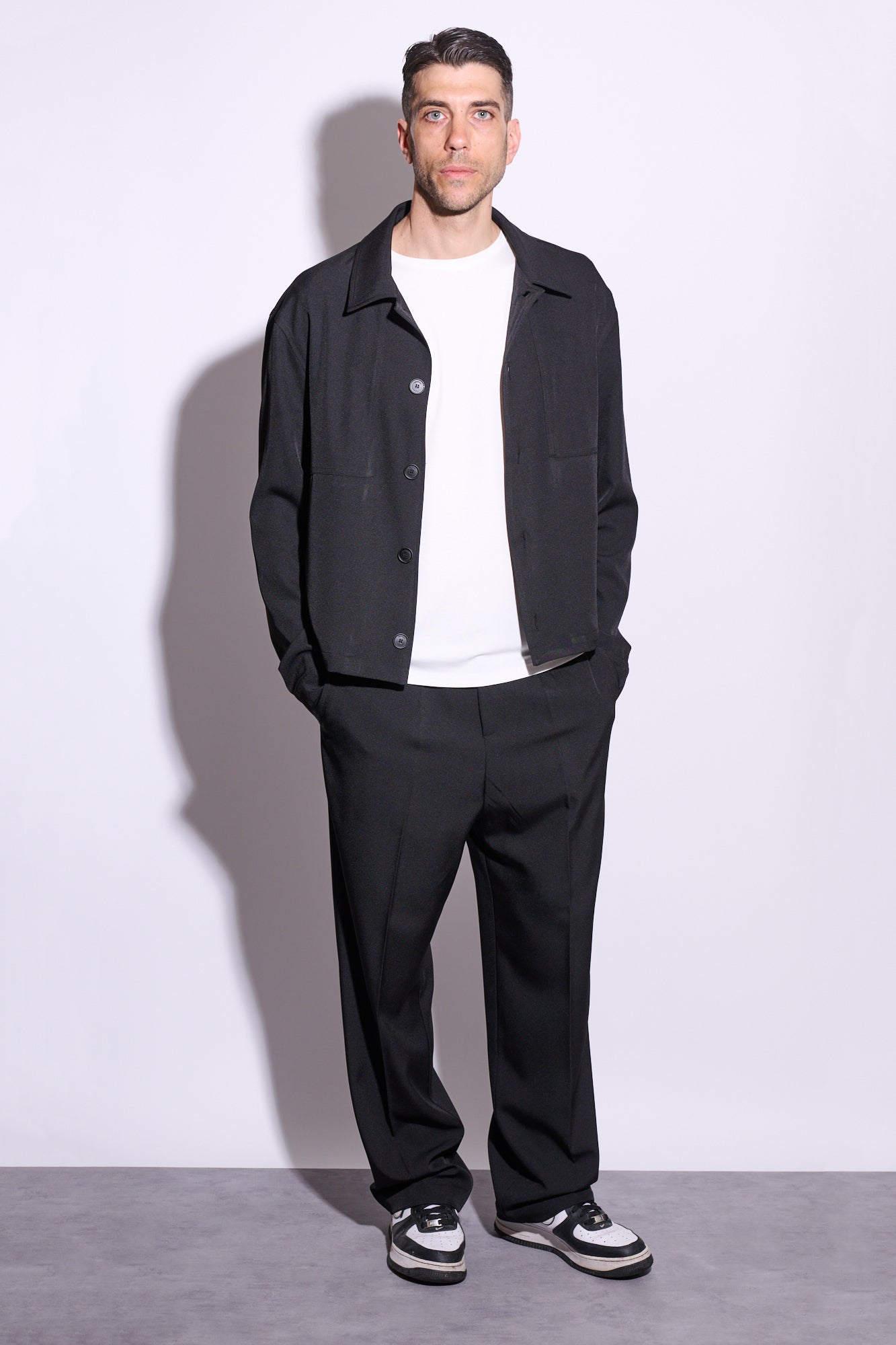 IMPERIAL Pantalone Con Pince Nero