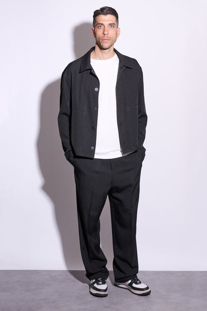 IMPERIAL Pantalone Con Pince Nero