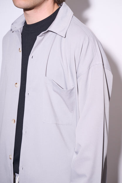 BRAIN Coordinato Viscosa Boxy Fit Fondo Ampio Grigio