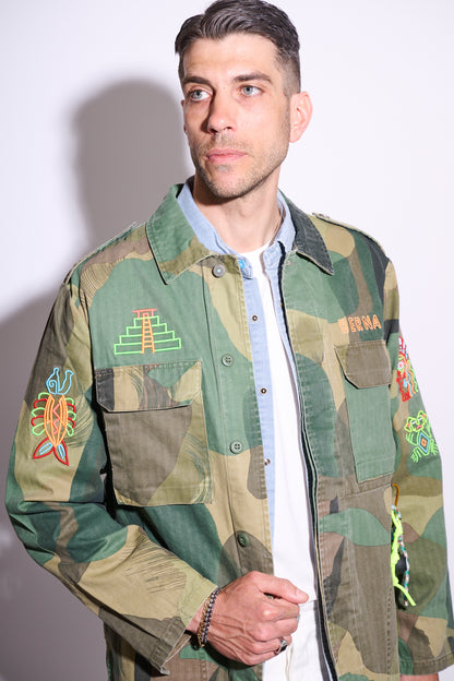 BERNA Overshirt Camou Azteca