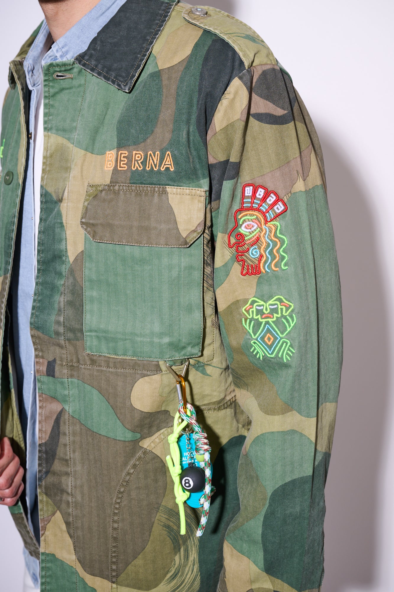 BERNA Overshirt Camou Azteca