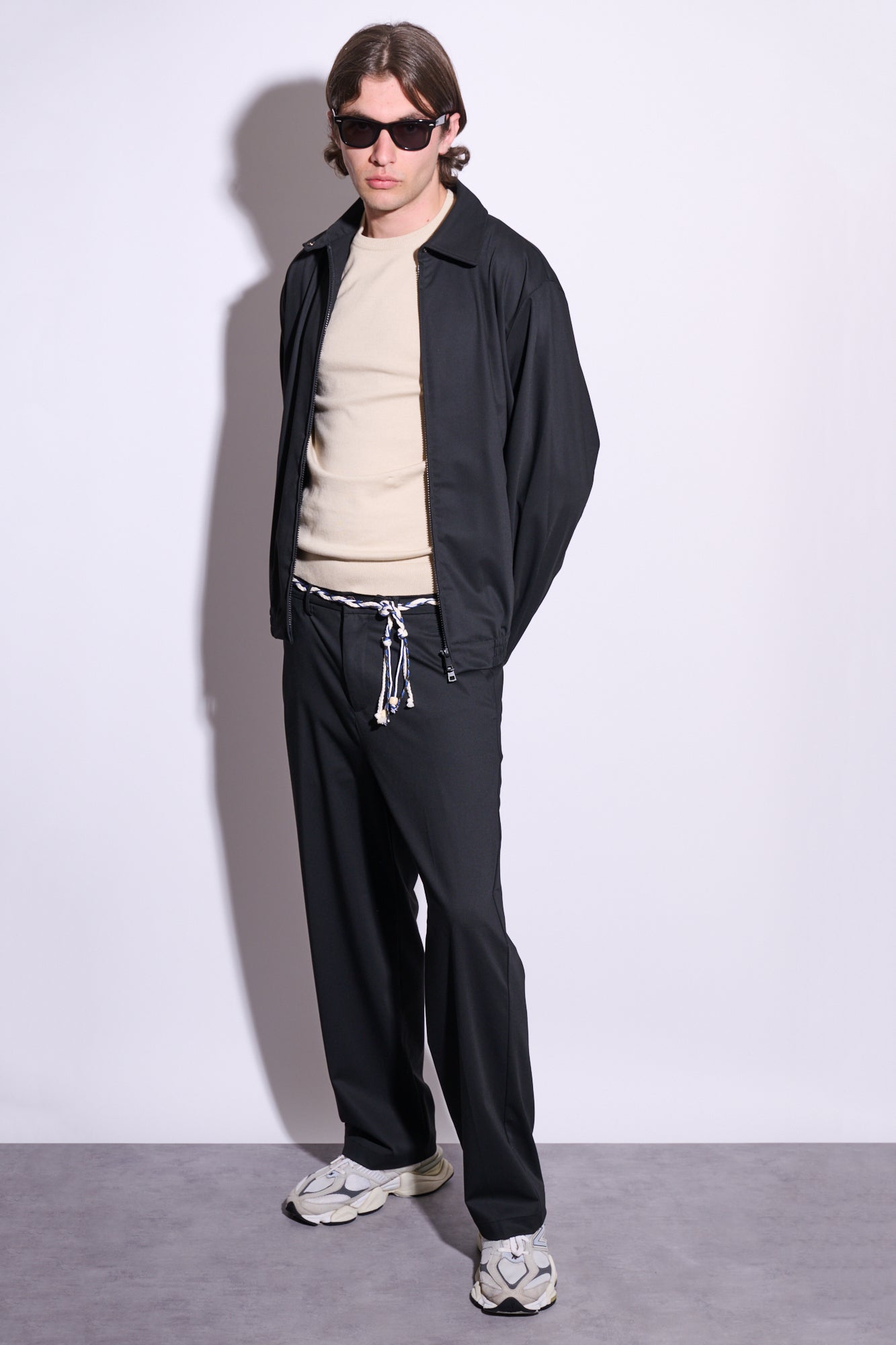 BRAIN Giacca Zip Nero