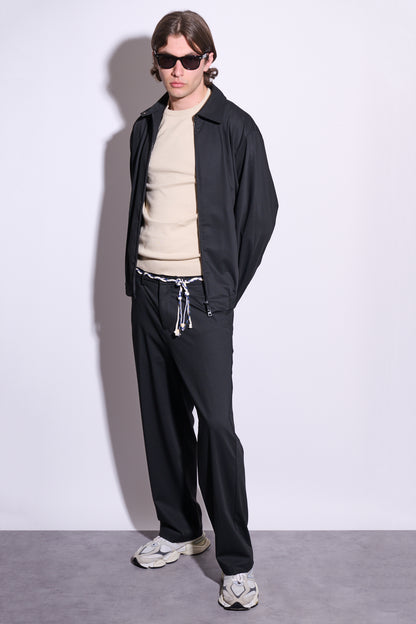 BRAIN Giacca Zip Nero
