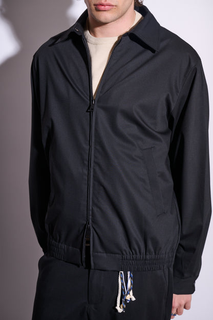 BRAIN Giacca Zip Nero