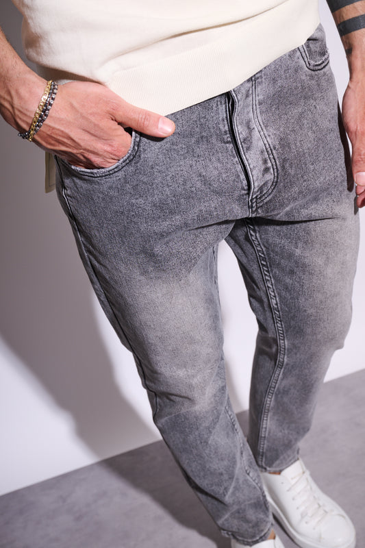BERNA Jeans Cropped Grigio