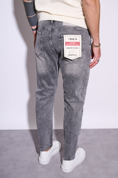 BERNA Jeans Cropped Grigio