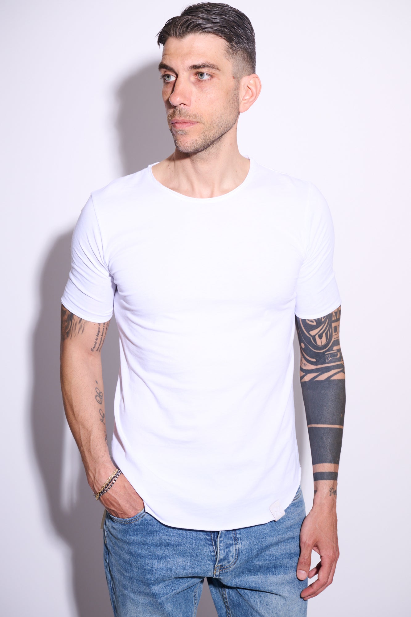 IMPERIAL T-Shirt Taglio Vivo Bianca