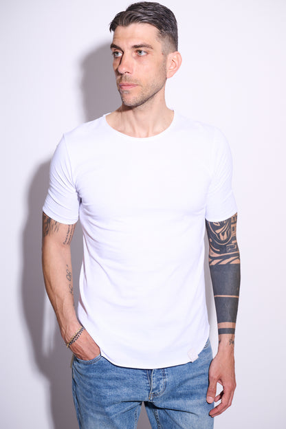 IMPERIAL T-Shirt Taglio Vivo Bianca