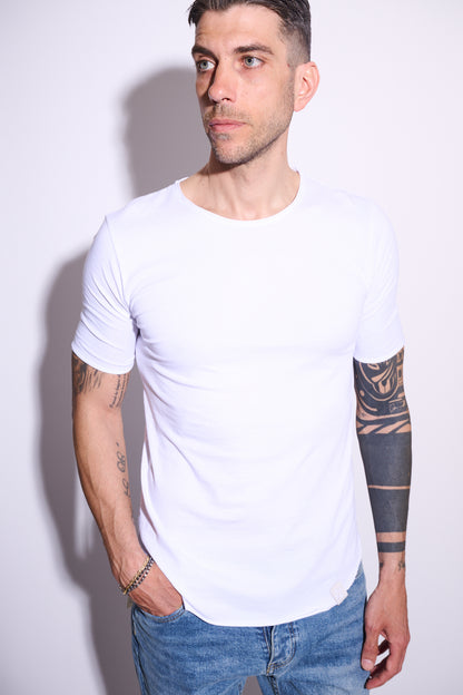 IMPERIAL T-Shirt Taglio Vivo Bianca