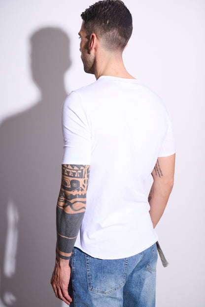 IMPERIAL T-Shirt Taglio Vivo Bianca