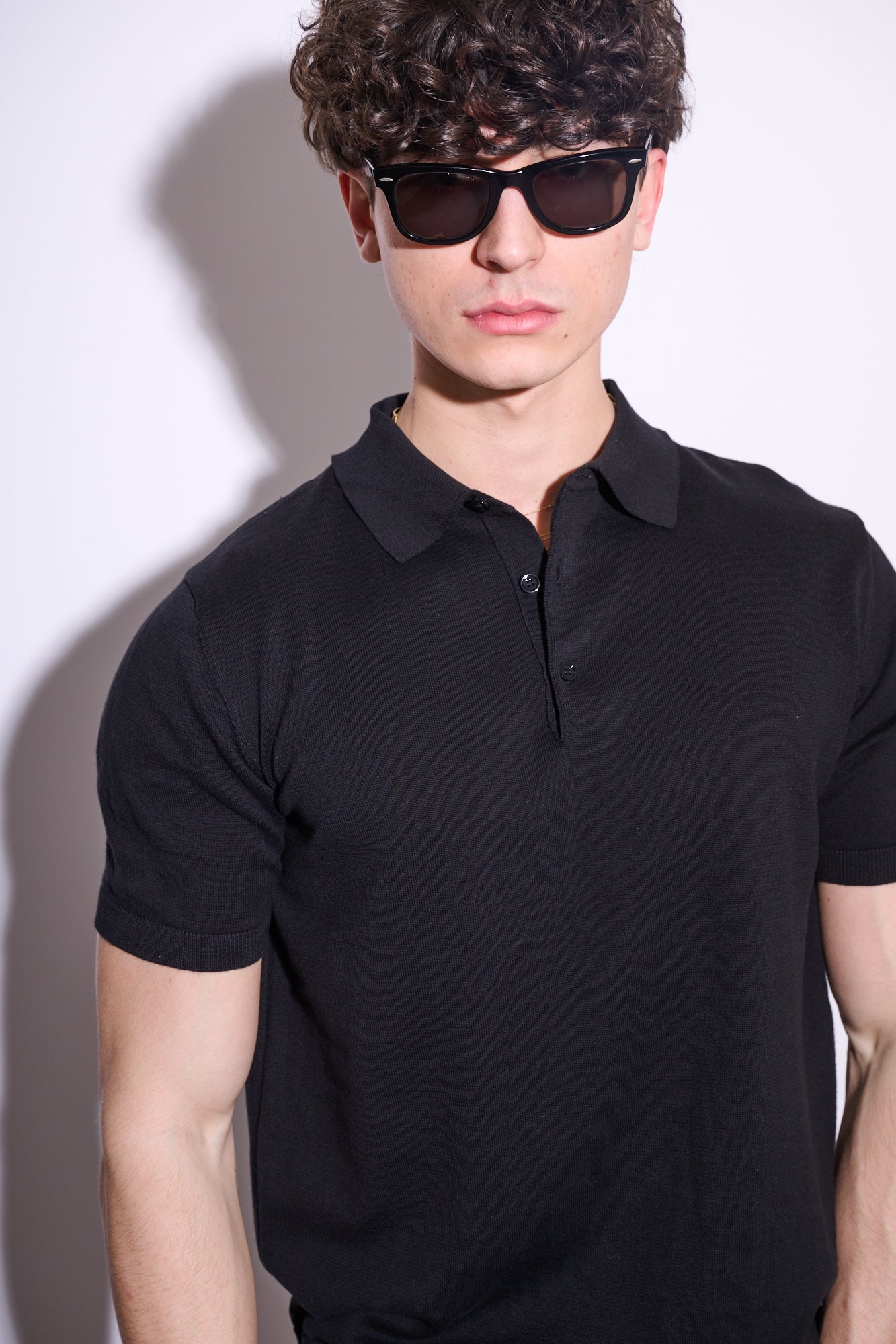 BRAIN Polo Basic Slim M/M Nera