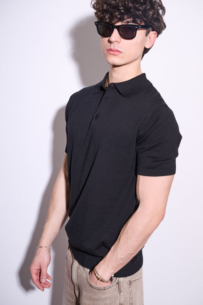 BRAIN Polo Basic Slim M/M Nera