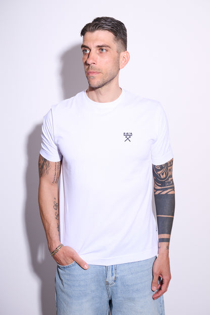 BERNA T-shirt Logo Bianca