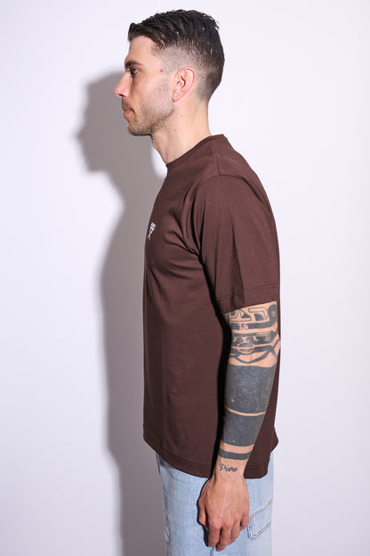 BERNA T-shirt Logo Marrone