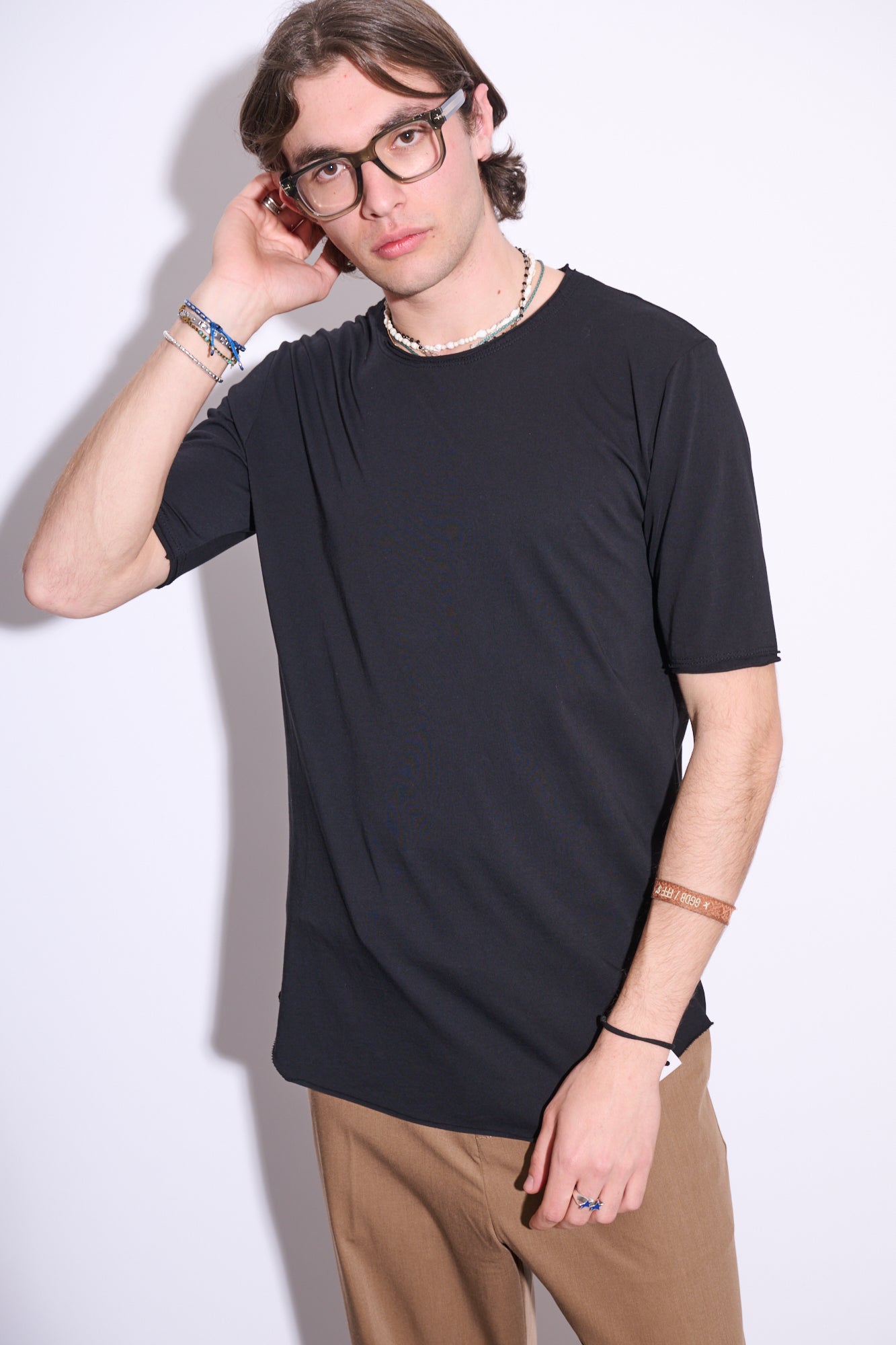 IMPERIAL T-Shirt Taglio Vivo Nero