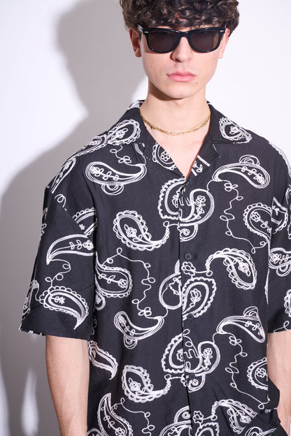 BRAIN Camicia M/M Paisley Ricami