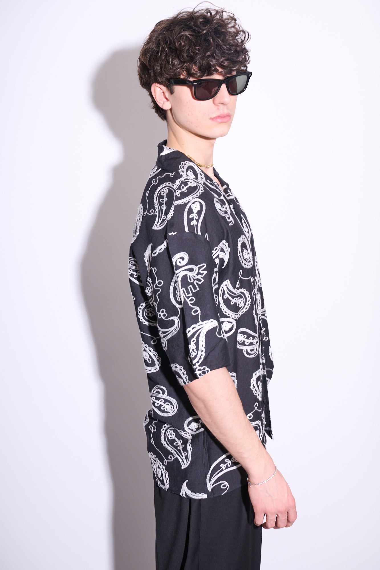 BRAIN Camicia M/M Paisley Ricami