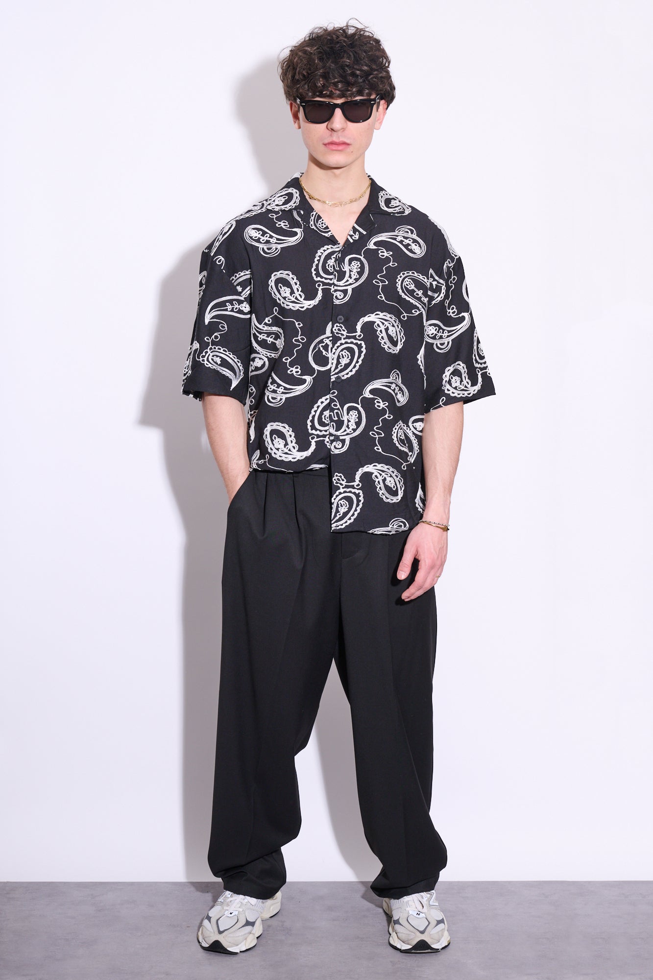 BRAIN Camicia M/M Paisley Ricami